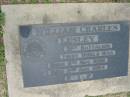 William Charley LESLEY
b: 8 Nov 1896, d: 2 Aug 1984
Tamrookum All Saints church cemetery, Beaudesert