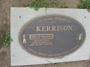 Phillip (Phoopsie) KERRISON
b: 15 Jul 1935, d: 28 Sep 1997
(husband to Rae, father to Brett, Lisa, Glen, Ben)
Tamrookum All Saints church cemetery, Beaudesert
