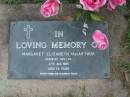 Margaret Elizabeth MacARTHUR
27 Aug 1985
aged 92
The Gap Uniting Church