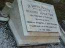 Heather Joyce TRIM
wife of Russell
mother of Sean
daughter Rev G and Mrs WILLIAMS
29-4-1968
aged 19
The Gap Uniting Church, Brisbane