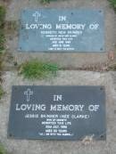 Kenneth New SKINNER
husband of Jessie (nee CLARKE)
14 Jun 1988
aged 81
Jessie SKINNER (nee CLARKE)
wife of Kenneth
22 Jul 1996
aged 83
The Gap Uniting Church, Brisbane