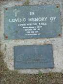Edwin Percival EARLE
husband of Eleanor
29 Nov 1974
E P EARLE
29 Nov 1974
aged 84
The Gap Uniting Church, Brisbane