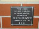 TUU SOUTHWARD
2-11-81
The Gap Uniting Church, Brisbane