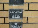 Albert SEELEITHER
4 May 1988
aged 87
The Gap Uniting Church, Brisbane