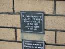 Joseph FENNER
3 May 1967
aged 86
The Gap Uniting Church, Brisbane