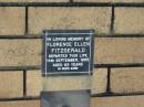 Florence Ellen FITZGERALD
14 Sep 1995
aged 83
The Gap Uniting Church, Brisbane