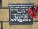 Jessie Elizabeth DAVIES
23 Jun 1996
aged 87
The Gap Uniting Church, Brisbane