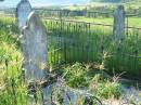 Donald LAMOND,
born Tiree Scotland 25 Dec 1842,
died Tiree (Fords Creek) 18 Oct 1903;
Mary Annie,
daughter of D. & M.J. LAMOND,
born The Risk 16 March 1873
died Tiree (Fords Creek) 14 June 1892,
erected by Mary Jane LAMOND;
Wilson Family Private Cemetery, The Risk via Kyogle, New South Wales