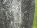 Lillian BATES,
born 21 Apr 1909,
died 30 May 1911;
Tiaro cemetery, Fraser Coast Region
