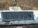 Brenda Grace DAWSON,
died 9 July 1962 aged 2 years 3 months;
Tiaro cemetery, Fraser Coast Region