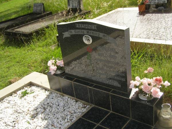 George FRESHNEY;  | 1912 - 1996,  | husband father grandfather great-grandfather;  | Tiaro cemetery, Fraser Coast Region  | 