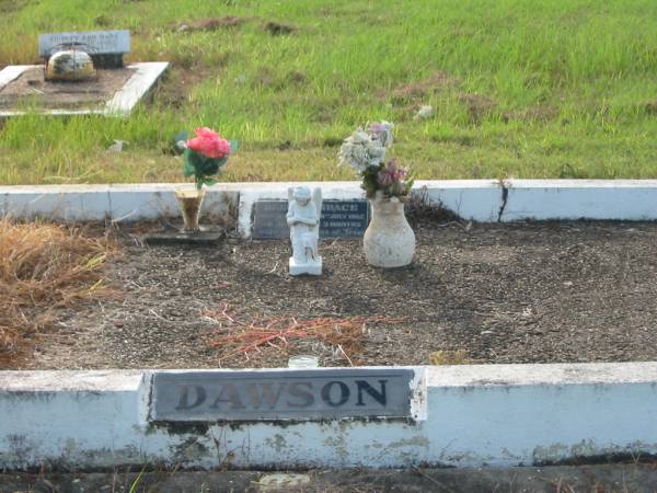 Brenda Grace DAWSON,  | died 9 July 1962 aged 2 years 3 months;  | Tiaro cemetery, Fraser Coast Region  | 