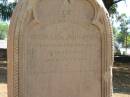 Frederick John JOYCE died 13 June 1877 aged 30 years,
Tingalpa Christ Church (Anglican) cemetery, Brisbane