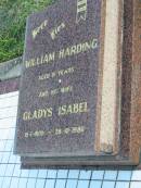 William HARDING
aged 81
(wife) Gladys Isabel (HARDING)
b: 15 Jan 1900, d: 28 Oct 1986
commemorating a century of pioneering enterprise 1872 - 1972
Toogoolawah Cemetery, Esk shire