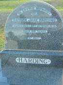 Eavis Lucy SMITH
d: 19 Sep 1977 aged 89
friend John Morrison BRIDGE
8 Apr 1954 aged 87
erected E J HARDING and E L SMITH
Esther Jane HARDING
30 Oct 1970 aged 80
Toogoolawah Cemetery, Esk shire