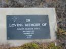 Robert Denman CROFT,
died 21 March 2000 aged 74 years;
Toogoolawah Cemetery, Esk shire