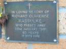 Richard Clarence KASSULKE
22 Jan 1991 aged 50
Toogoolawah Cemetery, Esk shire