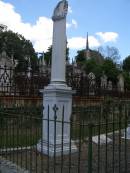 
Toowong Cemetery por: 13, sect: 55, grave:4;
Hobbs William, 09  12  1890;
Bourne Emily, 24  01  1915;
Hobbs Ann, 02  10  1875;
Bourne Cicely Orton, 20  06  1908, 18 years;
Hobbs Anna Luisa, 14  02  1914;
Hobbs Edwin, 14  06  1929, 53 years;
Bourne Clfred Edward, 26  07  1972, 0 years;
Bourne Muriel Eleanor, 06  11  1964;
Bourne Joseph Orton, 28  11  1931, 87 years; 

Edward HOBBS,
d: Redcliffe 4 Jan 1875, aged 13yrs 9Mon;
Alfred HOBBS,
d: 30 Nov 1878, aged 19;

Arthur HOBBS,
d: 24 Feb 1926, aged 55;

Edwin HOBBS,
d: 13 Jun 1929, aged 53;
Alice Mary Graham,
d: 29 Jul 1944, aged 71;

Anna Louisa HOBBS,
d: 13 Feb 1914, aged 79;

William HOBBS;

Cicely Orton BOURNE,
d: 19 Jun 1908, aged 18;

Emily (BOURNE),
wife of J O BOURNE,
d: 23 Jan 1815, aged 56;

Joseph Orton BOURNE,
d: 27 Nov 1931 aged 87;
Joseph William (Jack) BOURNE,
d: San Francisco 7 Sep 1934, aged 36;
Muriel Eleanor BOURNE,
d: 9 Feb 1962, aged 76;
