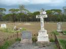 
Thomas Walter HALL,
1864 - 1946;
Mary HALL,
died Lilymere 18 Feb 1903 aged 68 years;
Warra cemetery, Wambo Shire

