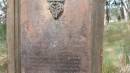 
William PALMER
d: 1 Sep 1882 aged 43

grandson
Roy HOSKING
d: 7 Aug 1900 aged 12 mo

Willsons Downfall cemetery,Tenterfield, NSW

