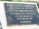 Helmi TALIKKA, mother,
born 5-12-1909 Finland,
died 26-2-1991 aged 81 years;
Woodford Cemetery, Caboolture