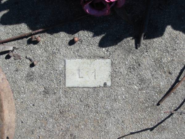 L1,  | Woodford Cemetery, Caboolture  | 