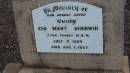 Eva Mary SHERWIN
b 3 Jul 1880 in Forbes NSW
d: 1 Aug 1957
Yandilla All Saints Anglican Church with Cemetery