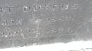 Janet DUFFUS wife of R DUFFUS
b: 30 Sep 1862
d: 9 Jan 1883
Robert DUFFUS
b: 20 Jan 1882
d: 23 Jan 1884
Yandilla All Saints Anglican Church with Cemetery