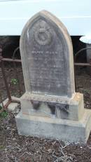 Alice Mary (PERRY)
daughter of G.K.R. PERRY
b: 8 Dec 1881
d: 3 Feb 1886
Yandilla All Saints Anglican Church with Cemetery