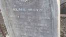Alice Mary (PERRY)
daughter of G.K.R. PERRY
b: 8 Dec 1881
d: 3 Feb 1886
Yandilla All Saints Anglican Church with Cemetery