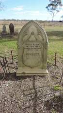 Charles Alfred OWEN
d: 29 Apr 1864 aged 36 at Yandilla
Yandilla All Saints Anglican Church with Cemetery