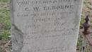 Charlotte Ann ELBORNE
d: 12 Apr 1887 aged 27
wife of G.W. ELBORNE
Yandilla All Saints Anglican Church with Cemetery