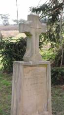 Maria Selina (SIMMONS)
b: 17 Nov 1842
d: 9 Oct 1879
wife of G SIMMONS
Yandilla All Saints Anglican Church with Cemetery