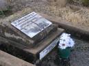 
Johannes HANSEN,
husband father,
died 13 June 1923 aged 67 years;
Bertha HANSEN,
wife,
died 18 May 1948 aged 86 years;
Edward James,
son brother,
died 4 Nov 1902;
Yangan Anglican Cemetery, Warwick Shire

